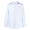 Brunello Cucinelli long-sleeve cotton shirt - Blue