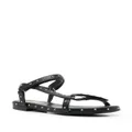 AGL stud-detailing open-toe sandals - Black