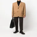 Marni single-breasted tailored blazer - Brown