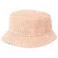 ISABEL MARANT corduroy bucket hat - Neutrals