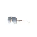 Valentino Eyewear pilot-frame sunglasses - Gold