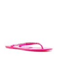 Sophia Webster Esme crystal-embellished flip flops - Pink