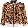 Marni leopard-print button-up shirt - Brown
