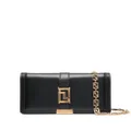 Versace Greca Goddess leather mini bag - Black