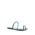 Giuseppe Zanotti Colorful slide sandals - Green