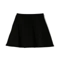 Michael Kors Kids A-line logo-print skirt - Black