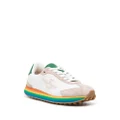 Ferragamo Iggy rainbow-sole sneakers - Multicolour