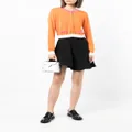 Paule Ka colour-block cardigan - Orange