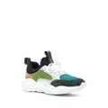 Moschino colour-block panelled sneakers - Green