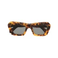 Retrosuperfuture Zenya cat-eye frame sunglasses - Brown