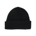 Paul Smith rib knit hat - Black
