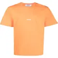 MSGM logo print T-shirt - Orange