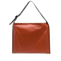 Jil Sander leather hobo shoulder bag - Brown