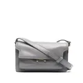 Marni Trunk leather satchel bag - Grey