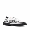 Love Moschino logo-print low-top sneakers - White