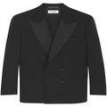 Saint Laurent peak-lapels double-breasted blazer - Black