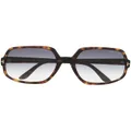 TOM FORD Eyewear oversized-frame sunglasses - Brown