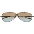 Valentino Eyewear Rockstud pilot-frame sunglasses - Black
