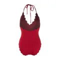 Marysia Broadway scalloped one-piece - Red
