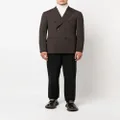 Caruso tailored double-breasted blazer - Brown