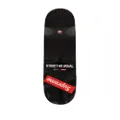 Supreme x WTAPS Sic'Em! skateboard deck - Black