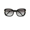 Prada Eyewear oversized round-frame sunglasses - Black