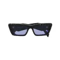 Prada Eyewear oversized rectangular-frame sunglasses - Black