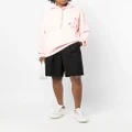 Opening Ceremony box-logo rib-trimmed hoodie - Pink