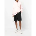Opening Ceremony box-logo rib-trimmed hoodie - Pink
