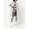 Dolce & Gabbana leopard print faux-fur gilet - White