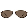 Burberry Eyewear Oliver pilot sunglasses - Gold