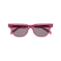 Saint Laurent SL 462 butterfly-frame sunglasses - Grey