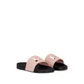 Dolce & Gabbana DG-logo cut-out slides - Pink