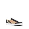 Burberry House Check-print lace-up sneakers - Black