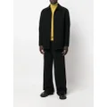 Jil Sander button-up wool shirt jacket - Black
