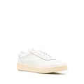 Jil Sander lace-up leather sneakers - White