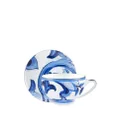 Dolce & Gabbana Blu Mediterraneo porcelain tea set - White
