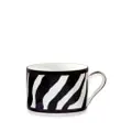 Dolce & Gabbana zebra-pattern porcelain tea set - Black