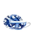 Dolce & Gabbana Blu Mediterraneo porcelain tea set - White