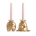 L'Objet x Haas Brothers King and Queen candlesticks (set of 2) - Gold