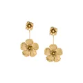 Jennifer Behr Kalinar flower-drop earrings - Gold