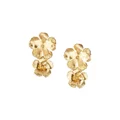 Jennifer Behr Collette floral drop earrings - Gold