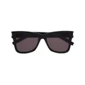 Saint Laurent SL 556 rectangular-frame sunglasses - Black