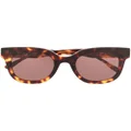 Lancel Ninon cat eye-frame sunglasses - Brown