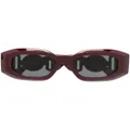 Versace Eyewear Medusa-arm detail sunglasses - Red