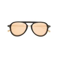 BOSS pilot-frame design sunglasses - Black