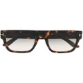 TOM FORD Eyewear Renee square-frame sunglasses - Brown