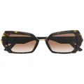 Dolce & Gabbana Eyewear tortoiseshell-effect tinted sunglasses - Brown