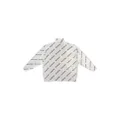 Balenciaga logo-print rhinestone jumper - Grey