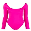 Balenciaga long-sleeve fitted bodysuit - Pink